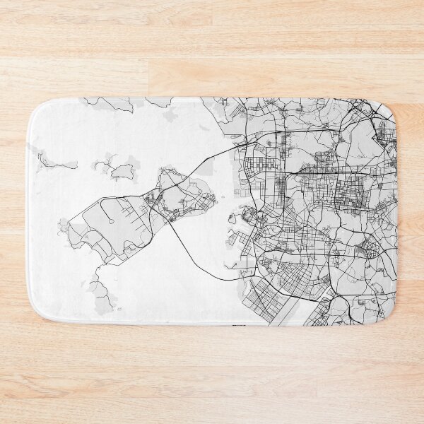 Item preview, Incheon City Map of South Korea - Light designed and sold by deMAP.