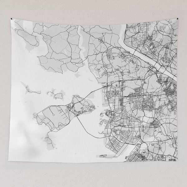 Item preview, Incheon City Map of South Korea - Light designed and sold by deMAP.