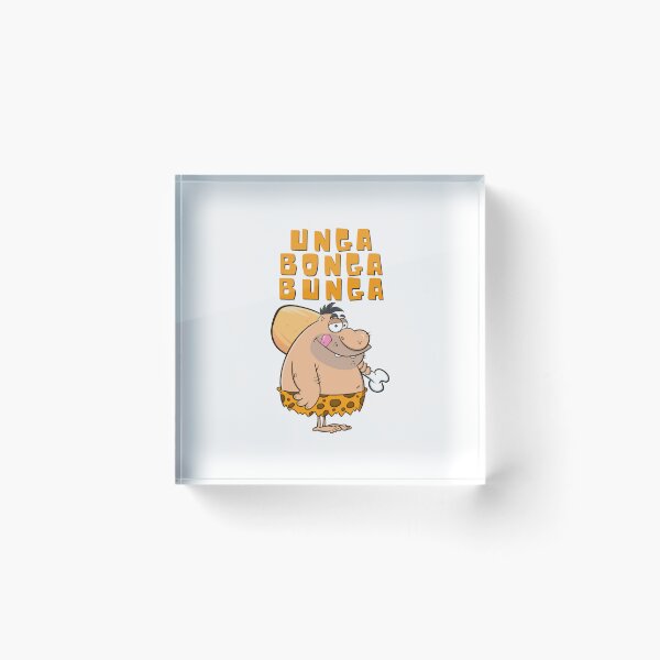 Item preview, Unga Bonga Bunga Caveman Orange Letters designed and sold by podguy.