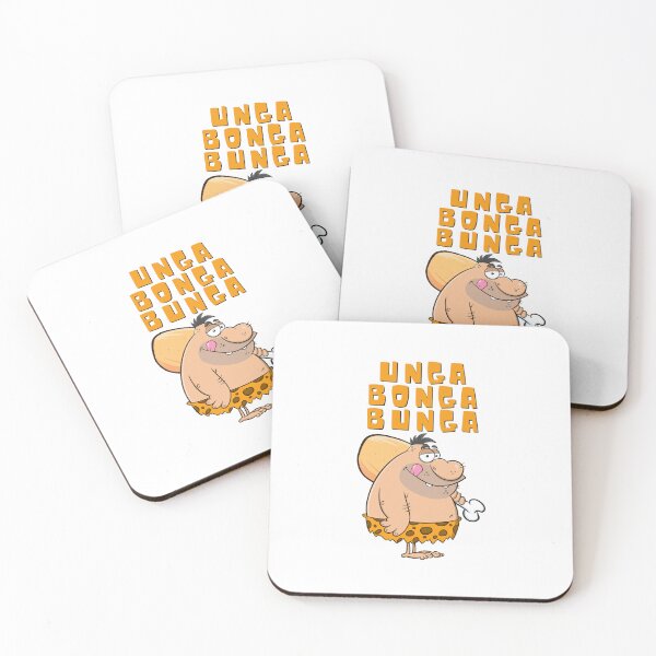 Item preview, Unga Bonga Bunga Caveman Orange Letters designed and sold by podguy.
