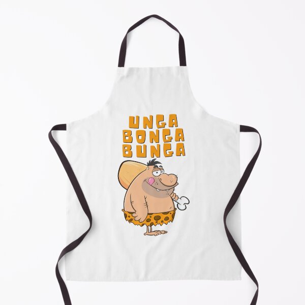 Item preview, Unga Bonga Bunga Caveman Orange Letters designed and sold by podguy.