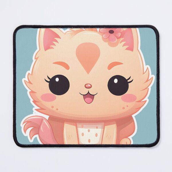 Item preview, Purrfectly Adorable: Kawaii "TSUKY" designed and sold by HIKARI Creations.