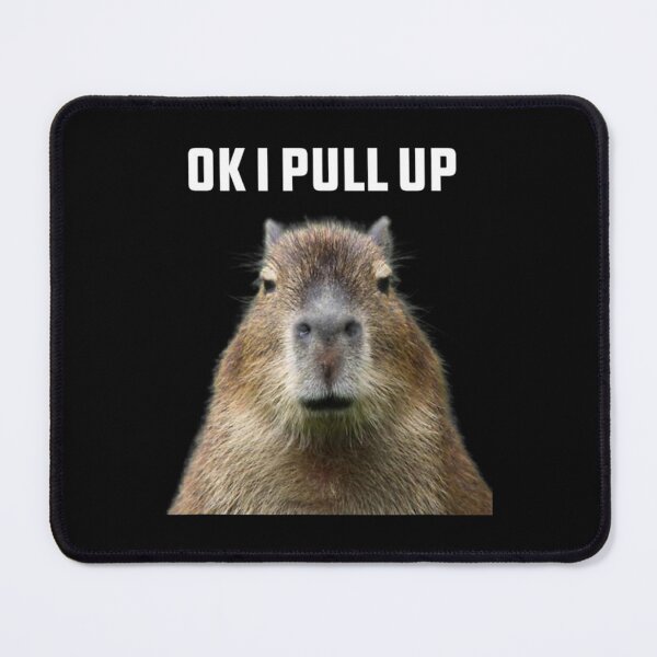 Item preview, Ok I Pull Up Capybara designed and sold by lancelotgrif.