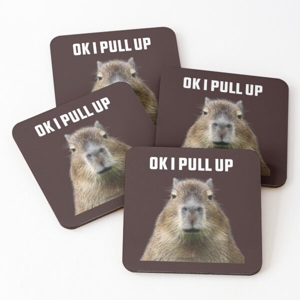 Item preview, Ok I Pull Up Capybara    designed and sold by lancelotgrif.