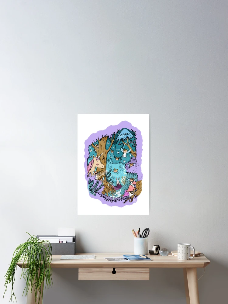 Aperçu 2 sur 3. Poster avec l'œuvre Faeries créée et vendue par RackhamTheRoux.