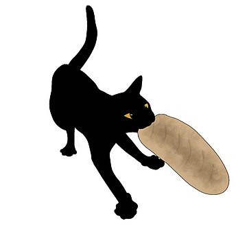 Cat stealing bread hotsell