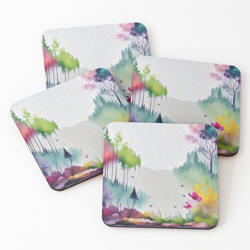 Item preview, Coasters (Set of 4) designed and sold by artdigitly.