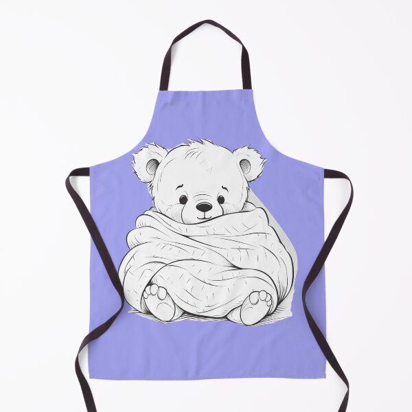Artikelvorschau, Teddybär in eine kuschelige Decke gehüllt entworfen und verkauft von BLOBBOF.