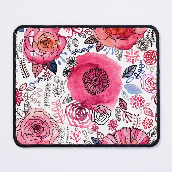 Item preview, Red Floral Mix designed and sold by TigaTiga.