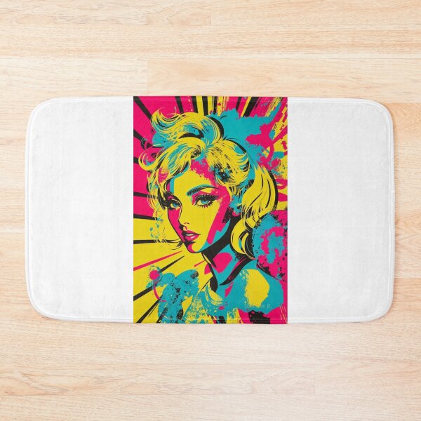 Item preview, Cute Lady in Pop Art By Jonathan P. and AI designed and sold by JonathanP514.