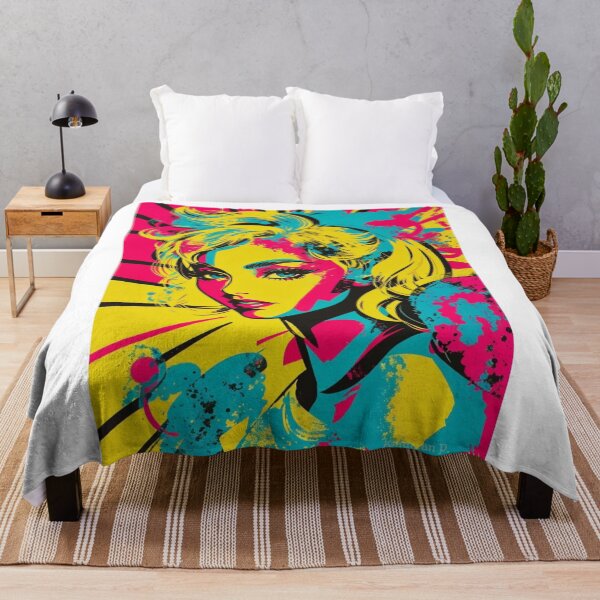 Item preview, Cute Lady in Pop Art By Jonathan P. and AI designed and sold by JonathanP514.
