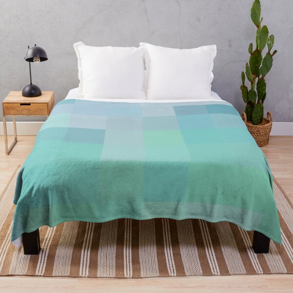 Item preview, Coastal Style Abstract Ocean Colors Mosaic Squares 3 of 4 designed and sold by Beachy.