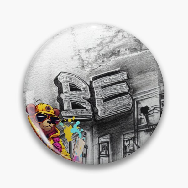 Item preview, Grin and Bear It: Digital Street Art designed and sold by BattleEtiquette.