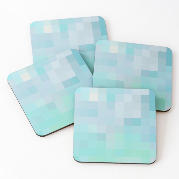 Item preview, Coastal Style Abstract Ocean Colors Mosaic Squares 4 of 4 designed and sold by Beachy.