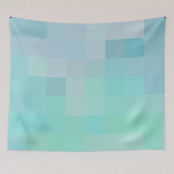 Item preview, Coastal Style Abstract Ocean Colors Mosaic Squares 4 of 4 designed and sold by Beachy.