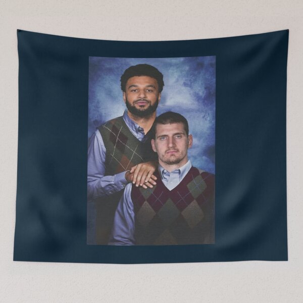 Item preview, Nikola Jokic Jamal Murray Denver Nuggets Funny  designed and sold by RosalindaFleck.