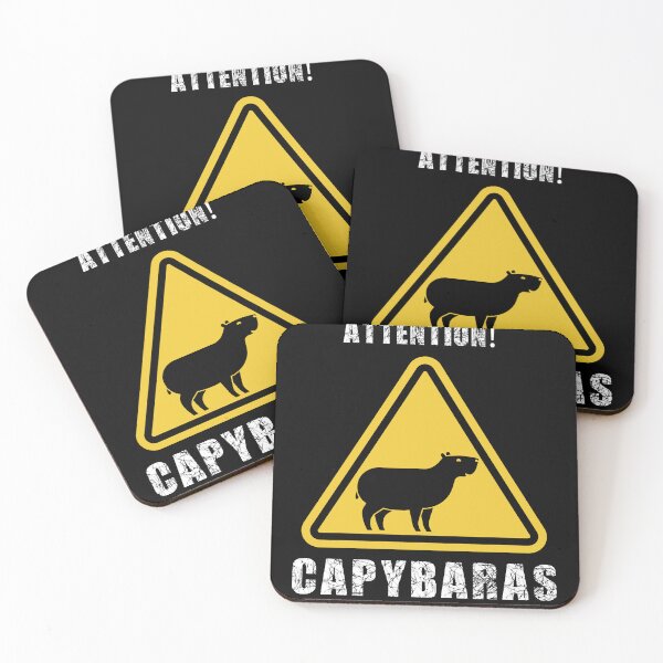 Item preview, Attention Capybaras designed and sold by Mateusz Majcherek.