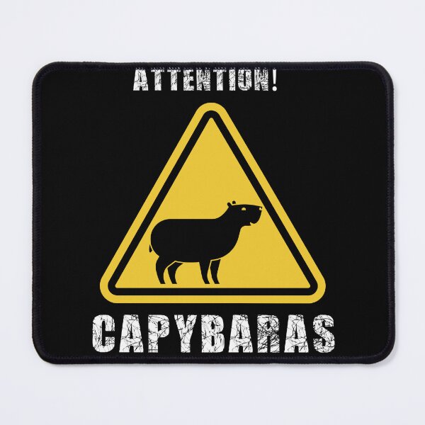 Item preview, Attention Capybaras designed and sold by Mateusz Majcherek.