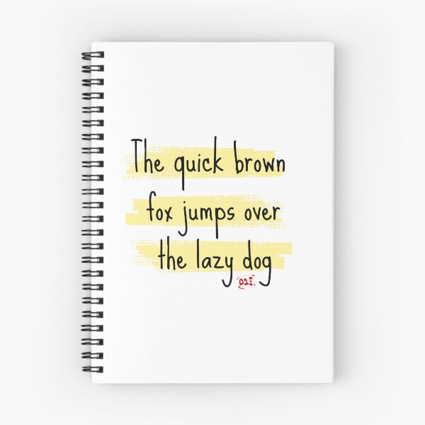 Item preview, Quick Brown Fox Marker - Pangram / RoYuMi designed and sold by royumi.
