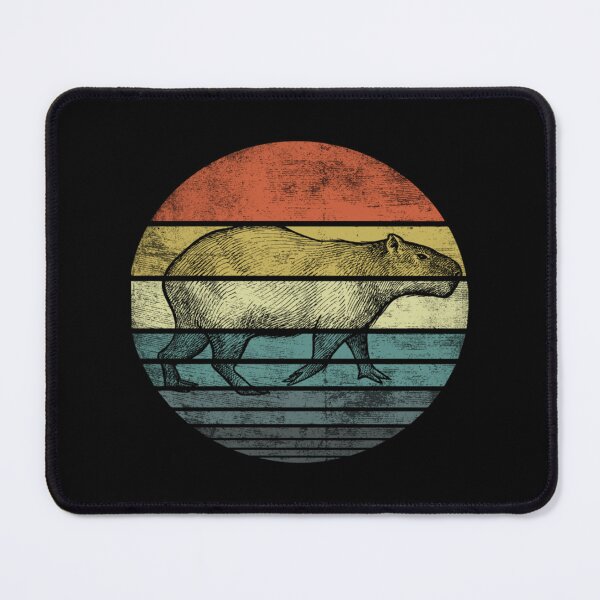 Item preview, Capybara Retro Sunset Animal Lover Capybara Silhouette designed and sold by leocoopera.