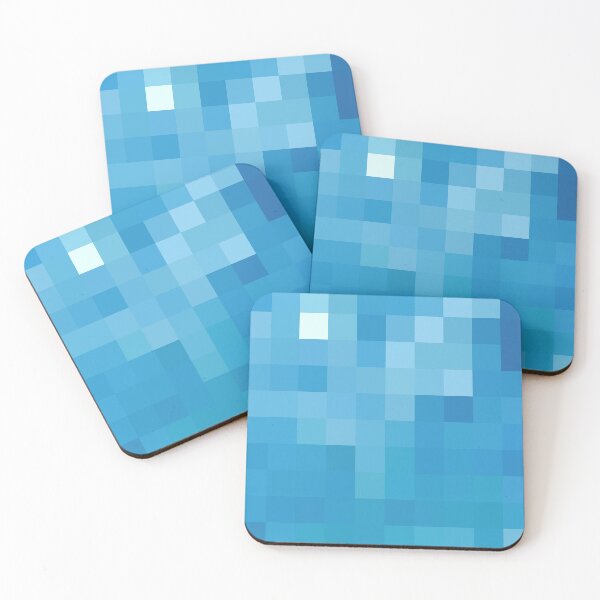 Item preview, Ocean Colors Abstract Squares Pattern Coastal Style Décor 1 of 4 designed and sold by Beachy.