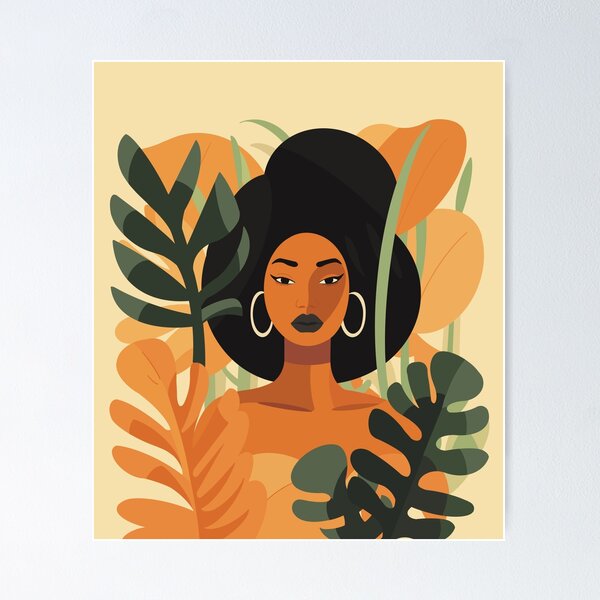 Item preview, Female and Tropical Plants designed and sold by BeeLovesPrints.