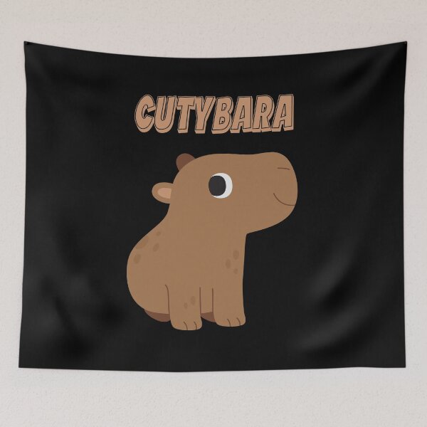 Item preview, Cutybara, Cute Capybara designed and sold by Mateusz Majcherek.