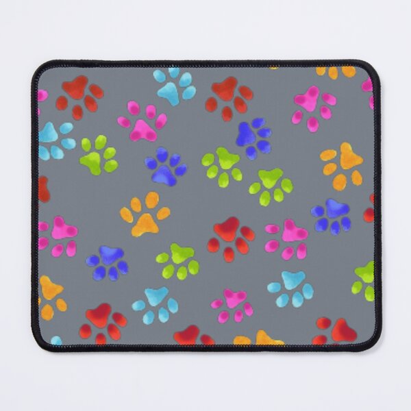 Item preview, Paw Prints Battleship Grey designed and sold by Profitrip.