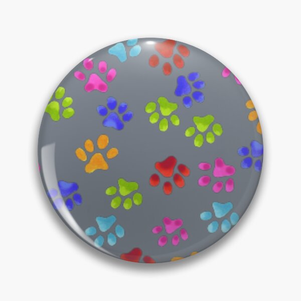 Item preview, Paw Prints Battleship Grey designed and sold by Profitrip.