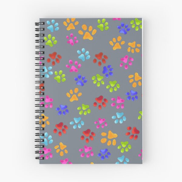 Item preview, Paw Prints Battleship Grey designed and sold by Profitrip.