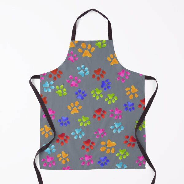 Item preview, Paw Prints Battleship Grey designed and sold by Profitrip.