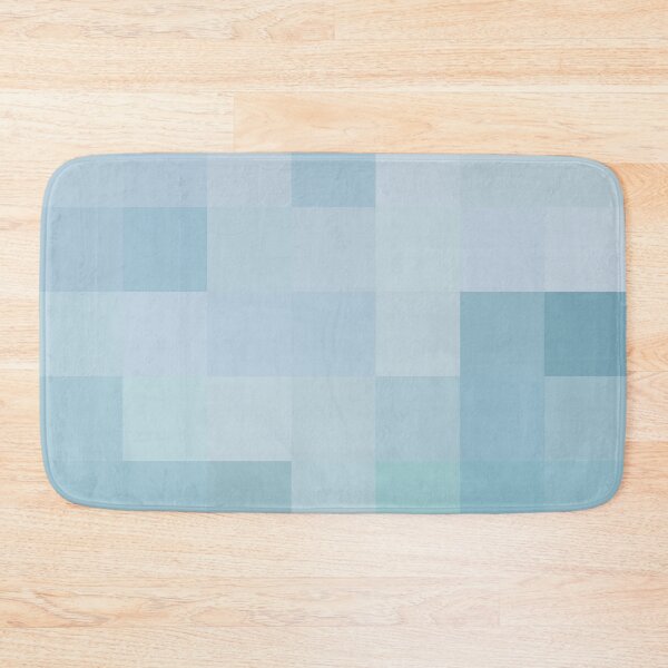 Item preview, Ocean Colors Abstract Squares Pattern Coastal Style Décor 2 of 4 designed and sold by Beachy.