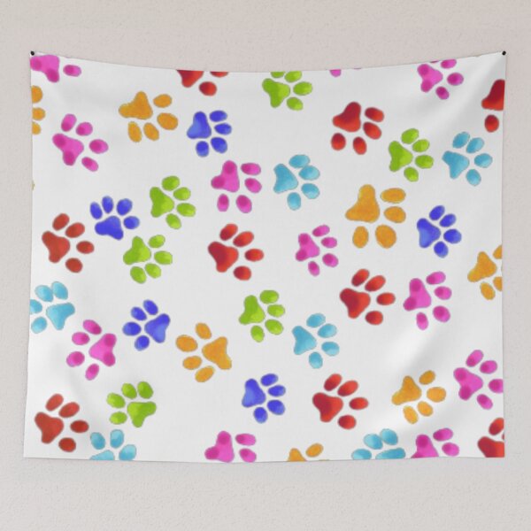 Item preview, Paw Prints White designed and sold by Profitrip.