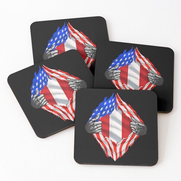 Item preview, Super Peruvian Heritage Peru Roots USA Flag designed and sold by HuguesJosseaum.