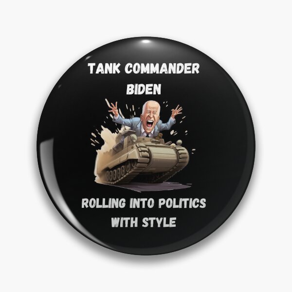 Item preview, Tank commander Biden, rolling into politics with style designed and sold by Mateusz Majcherek.