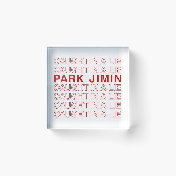 Item preview, BTS Jimin - repeating Caught in a Lie design designed and sold by shopnojams.
