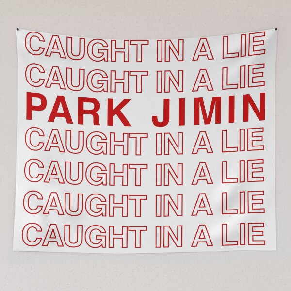Item preview, BTS Jimin - repeating Caught in a Lie design designed and sold by shopnojams.
