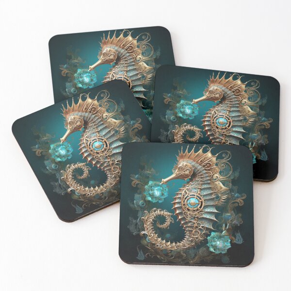 Item preview, steampunk seahorse designed and sold by silverdragonuk.