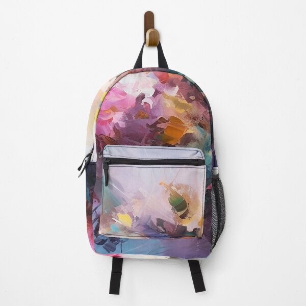Item preview, Rose garden Impressionism painting 10 designed and sold by Red Witch Art.