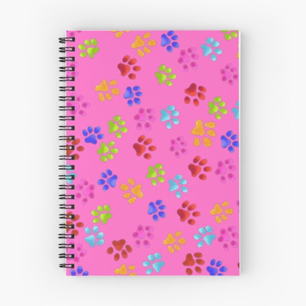 Item preview, Paw Prints Colorful On Pink designed and sold by Profitrip.