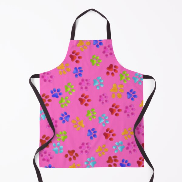 Item preview, Paw Prints Colorful On Pink designed and sold by Profitrip.
