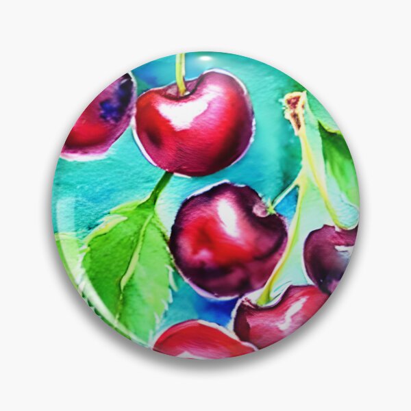 Item preview, Watercolor Cherries Pattern designed and sold by theWeppen.