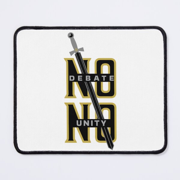 Item preview, No Debate No Unity designed and sold by CyberWindow.
