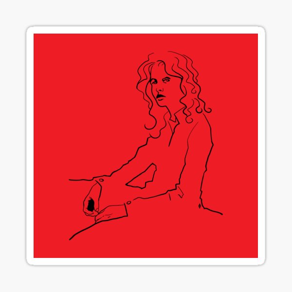 Negative Girl Sticker