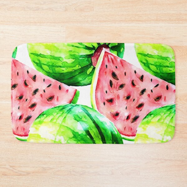 Item preview, Watercolor Water Melons Pattern designed and sold by theWeppen.