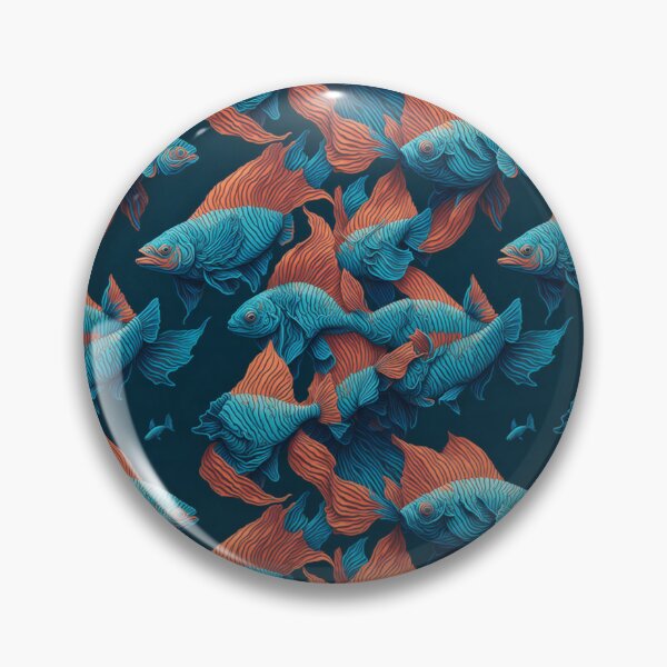 Item preview, colorful Fish Pattern designed and sold by kiyaansh16.