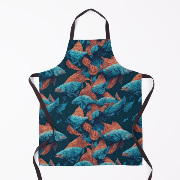 Item preview, colorful Fish Pattern designed and sold by kiyaansh16.