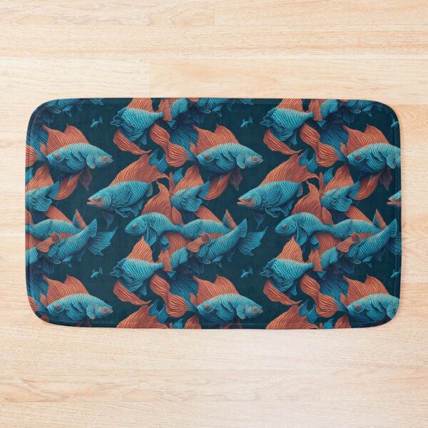 Item preview, colorful Fish Pattern designed and sold by kiyaansh16.