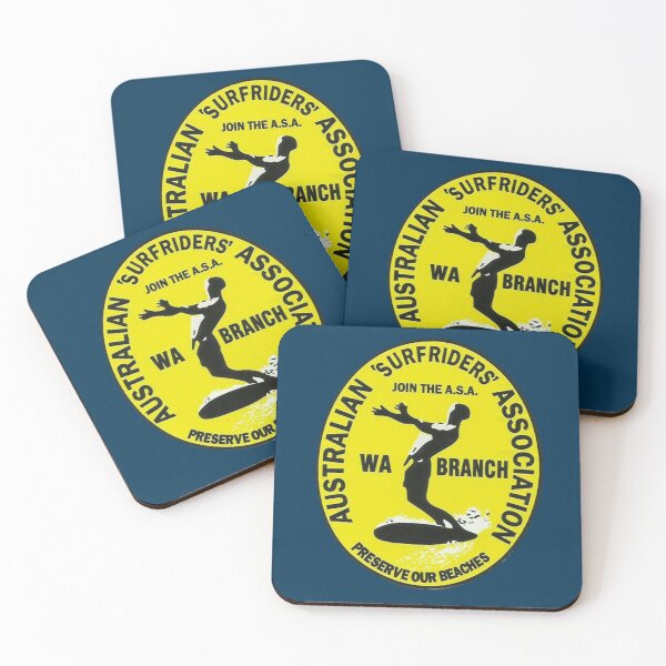 Item preview, Yellow Vintage Model Retro -Australian-Surfrider S.A Logos     designed and sold by Beneskydic.