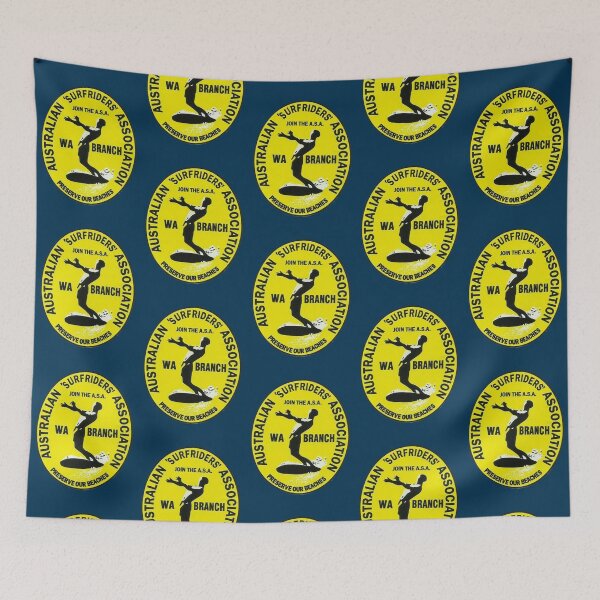 Item preview, Yellow Vintage Model Retro -Australian-Surfrider S.A Logos     designed and sold by Beneskydic.